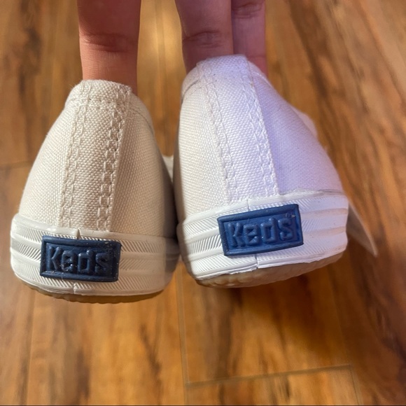 NWT Keds "They Feel Good" White Canvas Washable Shoes Size 8.5 - Picture 13 of 15
